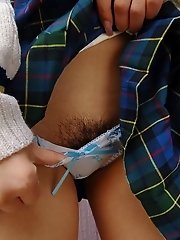 Hot Asian schoolgirl is naughty
