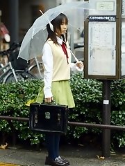 Horny slut takes off her clothes showing tits