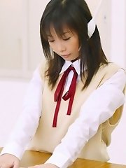 Horny slut takes off her clothes showing tits