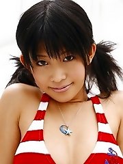 Sasa Handa sexy Asian beach bunny is lovely