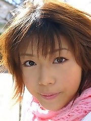 Hot Asian teen shows her lingerie