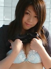 Asian model Rin has a very fuckable ass