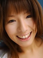 Towa Aino schoolgirl model shows off