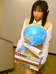 Robotic slut is awakened and sent to school