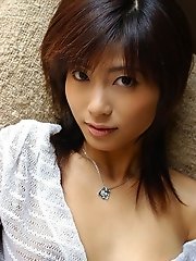 Rin Suzuka adorable and shy showing a titty