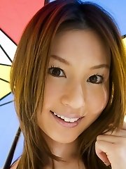 Cute Japanese babe is a sexy model