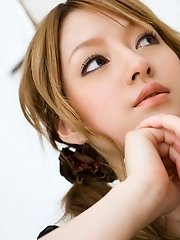 Lovely Japanese teen model