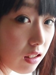 As the Director spreads Machikos cheeks, her tight Japanese slit opens, connected by honey like strings of sticky wetness