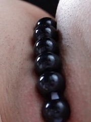 Machiko is proof that bead thongs make Japanese girls get super excited.