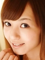 Cute and sexy Japanese av idol Aino Kishi shows off her slim and sexy naked body