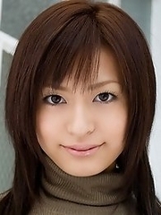 Cute and sexy Japanese av idol Misaki Mori wears cute outfit and strips naked