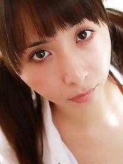 You think the way Elly pulls her cotton panties between her legs is a trap, but you were already hypnotized the moment she laid her galaxy deep eyes o