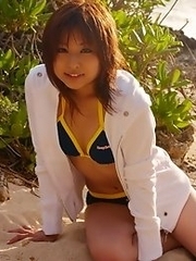 Horny and lovely Japanese av idol Miyu Sugiura wants to have sex outdoors