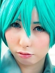 While other ero cosplayers only like to tease, Miku Oguri wants to bare all under her vocaloid costume.