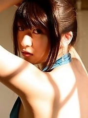 Beautiful and sexy Japanese av idol Rio Ogawa shows her amazing body to show