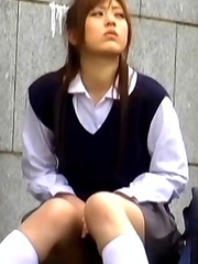 Japanese Piss Fetish Videos - Asian Girls Pissing - Poking and Peeing On the Dots