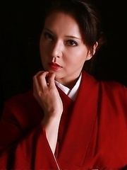 Red-head Yuki Tsukamoto poses