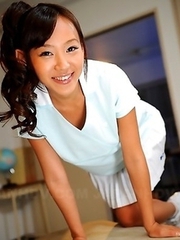Lovely Japanese schoolgirl Nagisa