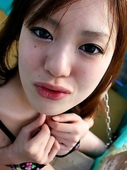 Pretty Japanese lady Miki Uemura