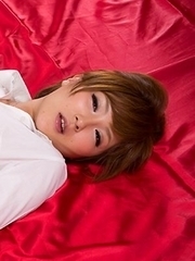 Kaede Oshiro using her well-oiled booty to make this guy orgasm on cam