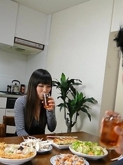 Hot Asuka has hairy pussy fucked with fingers