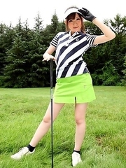 Michiru Tsukino is a hot golf babe